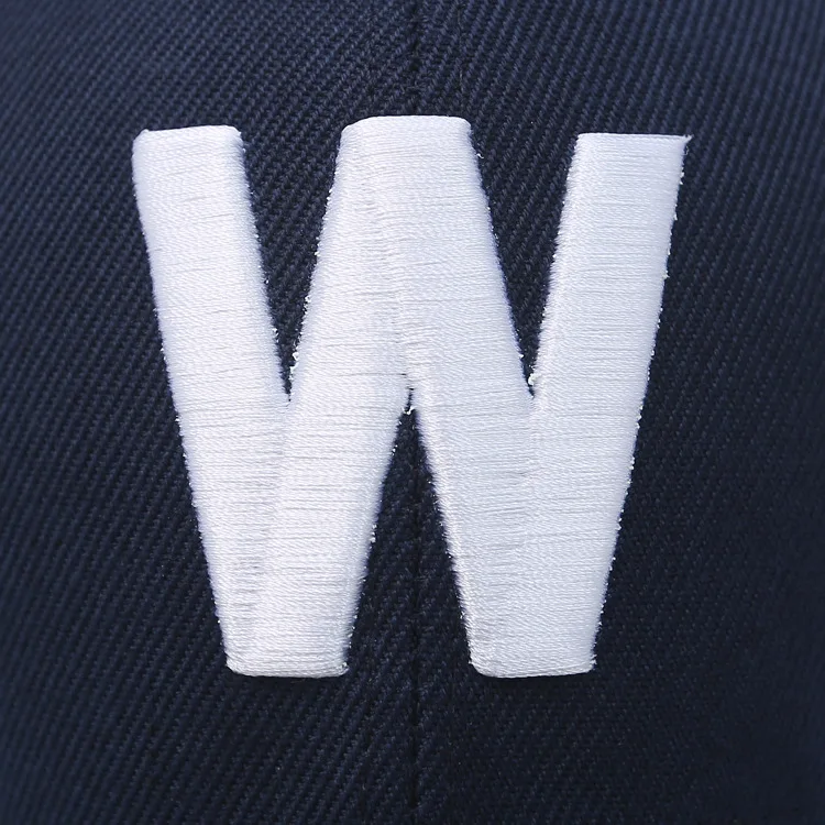 

BomHCS Embroidered W Letters Baseball Cap Women Men Leisure Sun Hat Polyester F1735MZ16