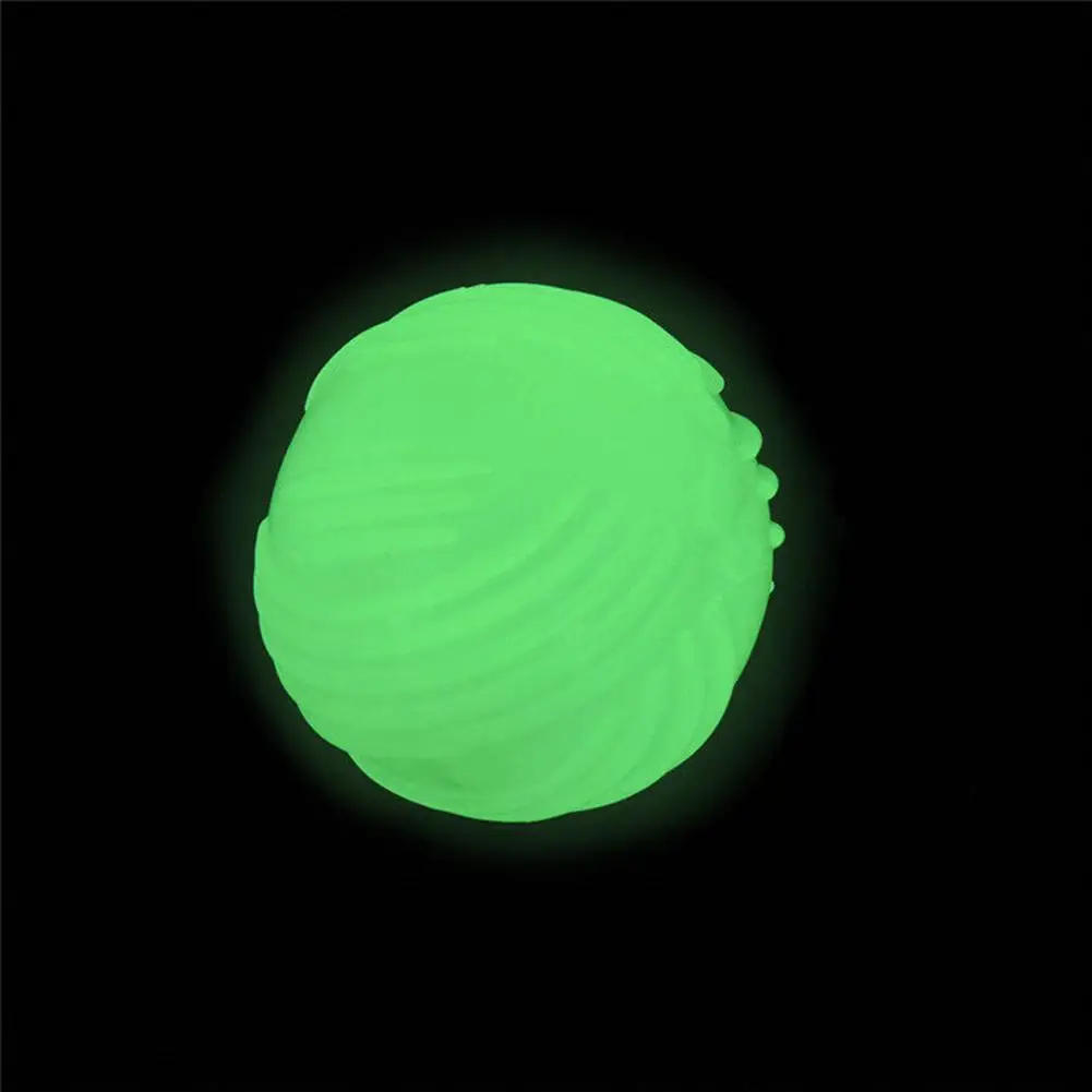 MeterMall Pet Dog Суперстойкий к укусам светящийся шар жевательная игрушка шлифовальный