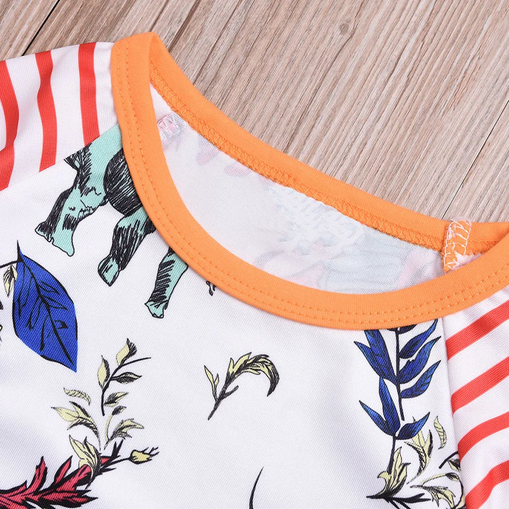 Комплект летней одежды для маленьких мальчиков хлопковый топ в полоску с