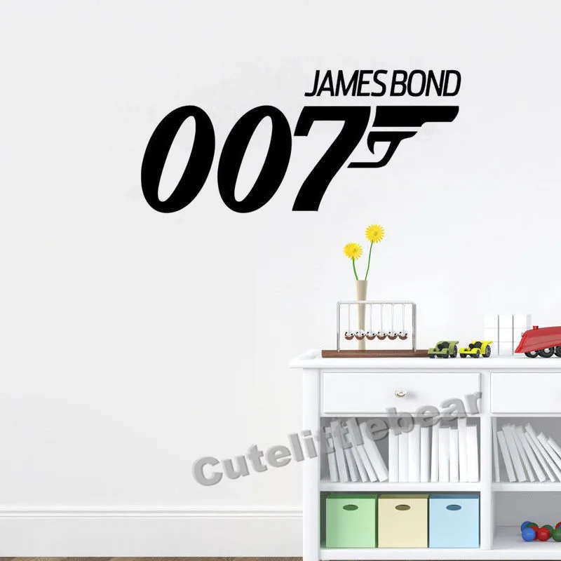 James Bond 007 декоративные наклейки на стену с цитатой настенные стикеры Скаут шутер