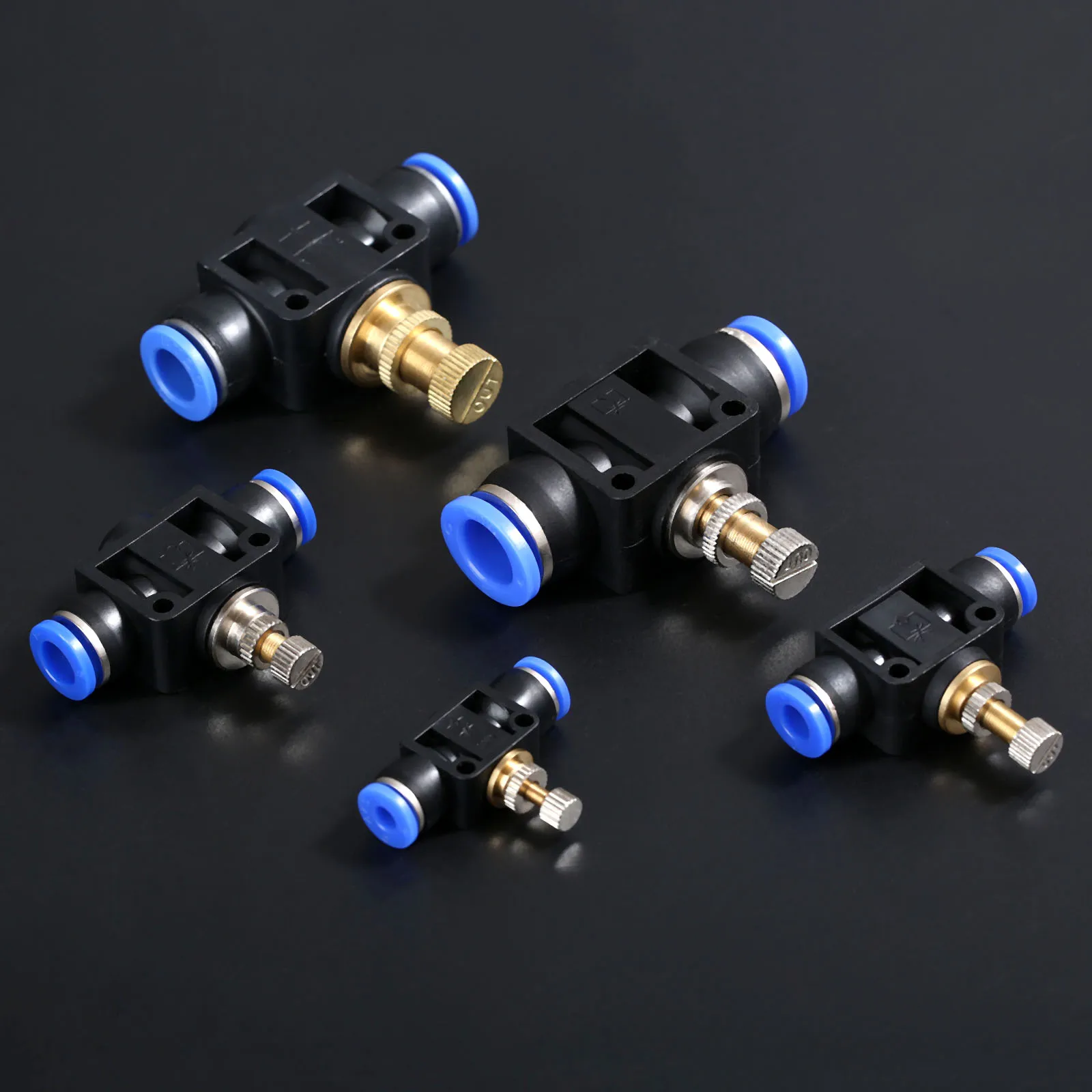 Дроссельного клапана пневматические соединители SA на Возраст 4 12 мм с контролем