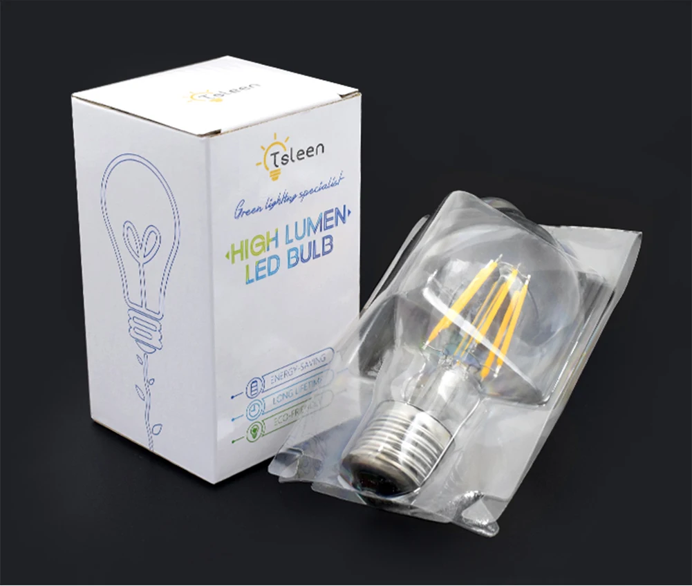 6 шт. светодиодные лампы E27 220 В G45 A60 с регулировкой яркости|e27 220v|filament led bulbfilament |