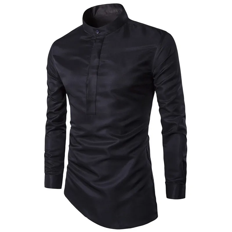 Дропшиппинг Camisa Masculina мужская Модная приталенная Повседневная рубашка с длинным рукавом рубашки с принтом Мужская рубашка