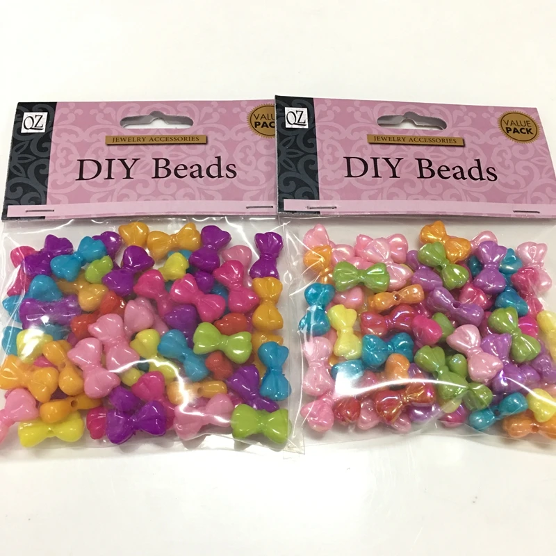 Радужные бусины Meideheng для изготовления украшений аксессуары волос детей