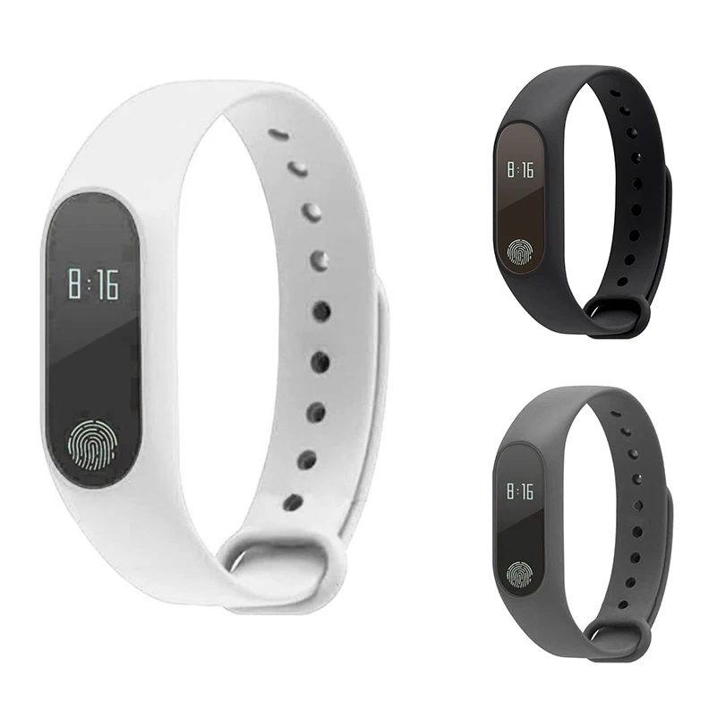 Умный Браслет M2 с пульсометром умный фитнес трекер Bluetooth зарядка через USB умные
