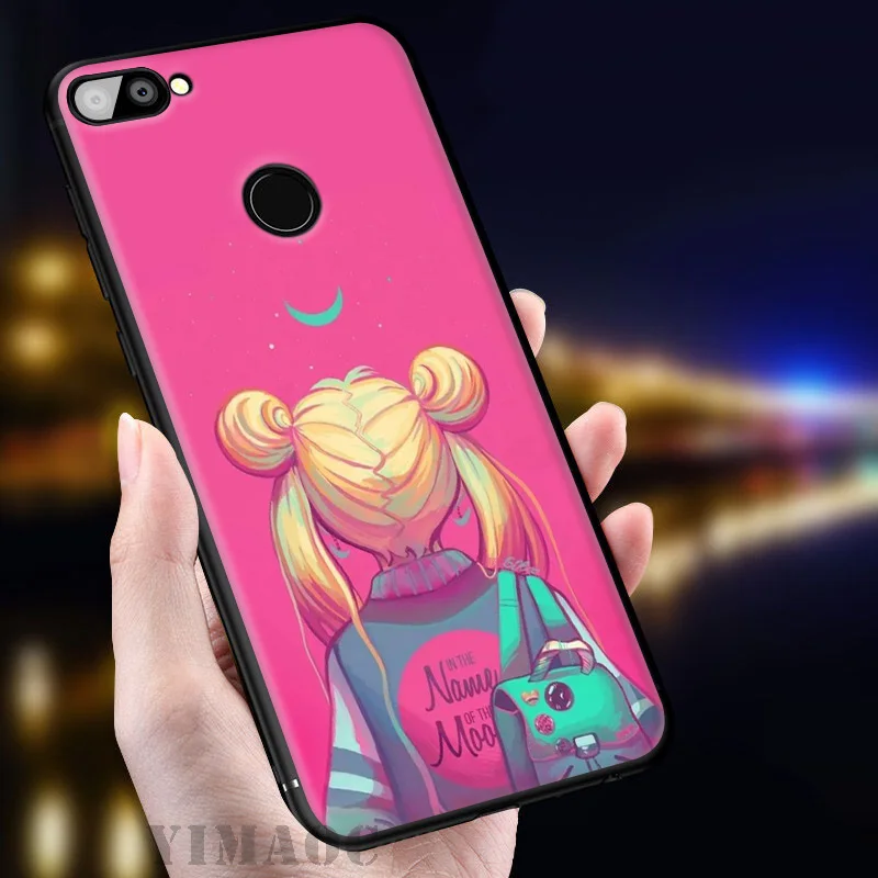 Yimaoc Сейлор Мун Аниме мягкий чехол для huawei Honor вид 20 10 8X8 8C 6A 7A 7X 7C Lite рro Y9 Y7 Y6 Prime 2018 2017