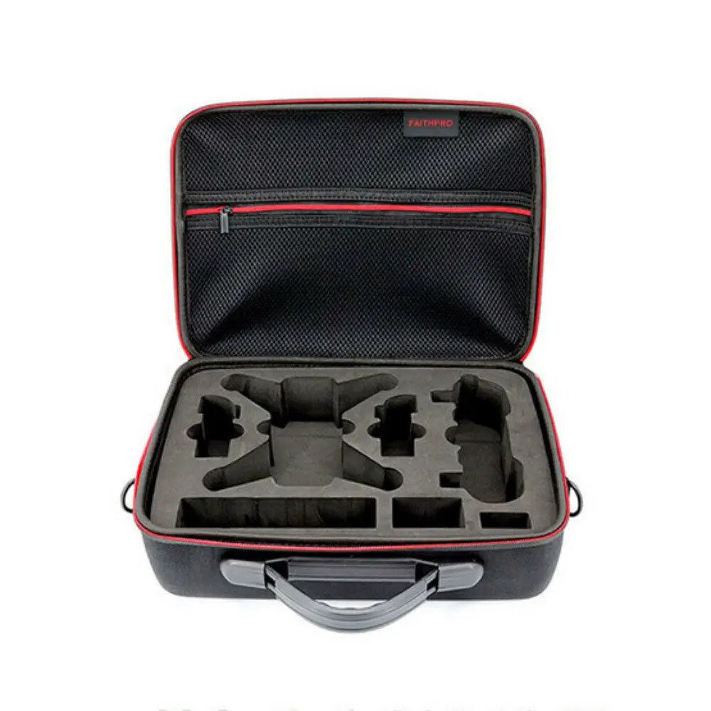 Черный Жесткая Сумка для хранения DJI Spark портативная зарядная станция пульт дистанционного управления и зарядное устройство ударопрочный наплечный ручной EVA чемодан сумка - Цвет: Черный