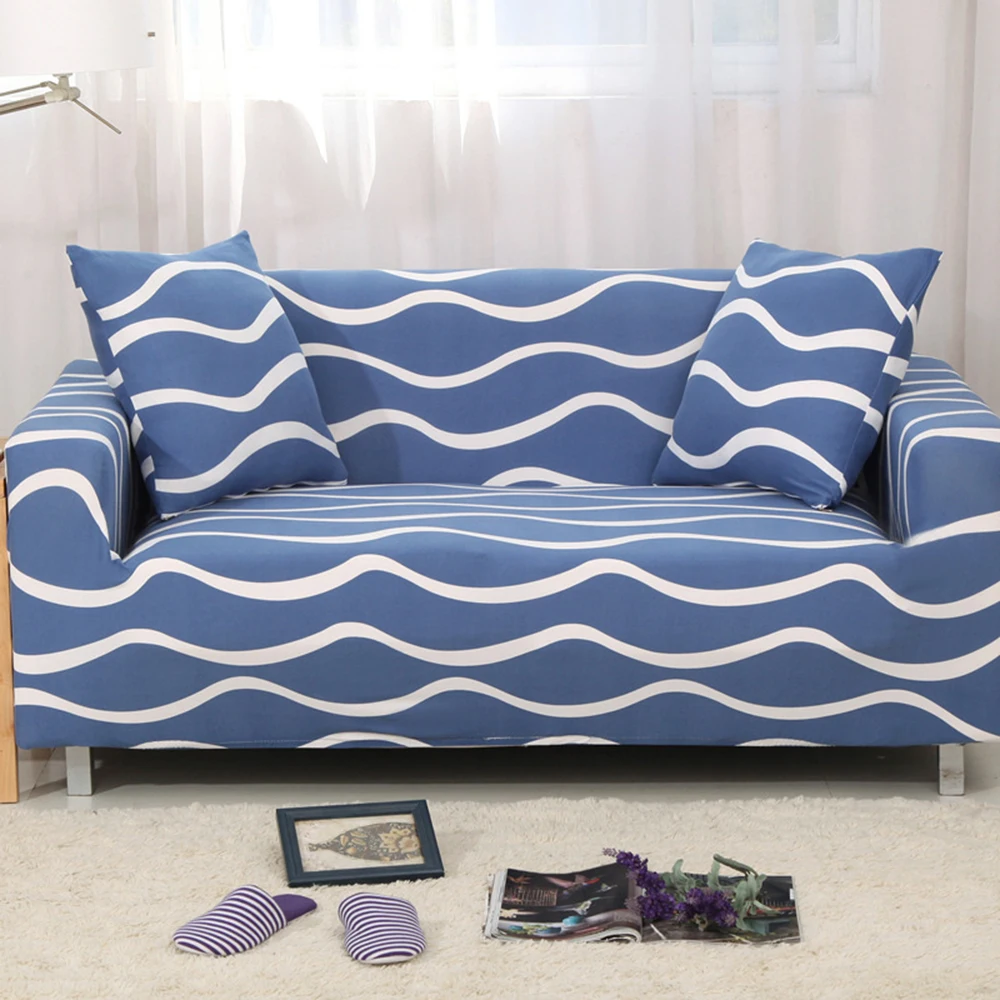 Простой современный чехол для дивана Универсальный Эластичный вязаный