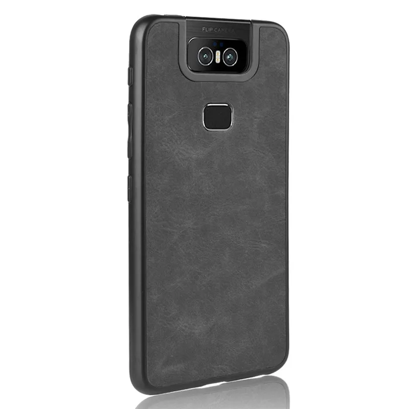 Для Asus Zenfone 6 ZS630KL чехол из искусственной кожи жесткий противоударный для 6Z ZS630 630