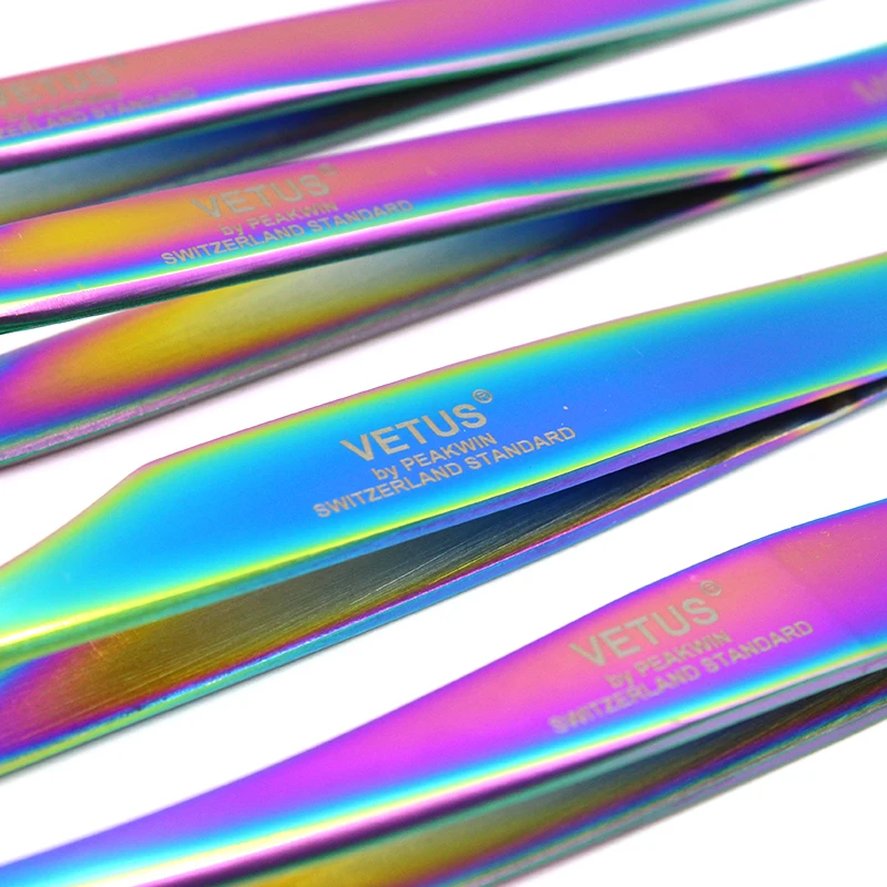 Vetus Красота бровей щипцы для макияжа фантазия красочный Премиум Пинцет клей