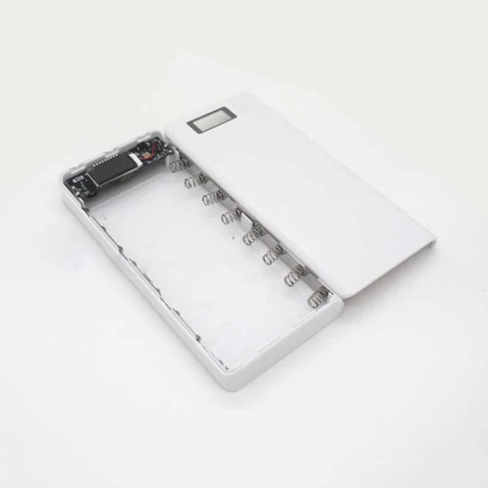Bakeey DIY 8x18650 2A 2 Порты usb ЖК дисплей 20000mA батарея случае мощность со светодиодный подсветкой Bank Box для iPhone X XS XR Xiaomi