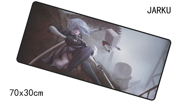 NieR Automata коврик для мыши лучший 700x300 мм игровой коврик для мыши геймер Коврик для мыши высококачественный коврик клавиатура компьютерная мышь ноутбук игровые коврики - Цвет: Size700x300x2mm