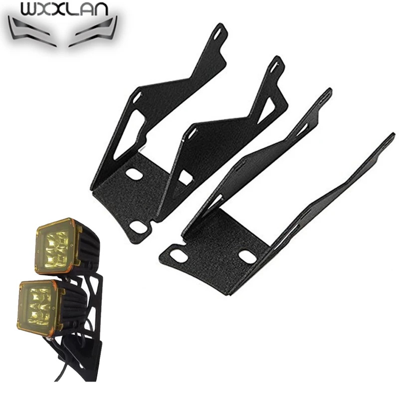 Wxxlan для 2007-2015 Jeep Wrangler JK А-столб двойной светодиодный осветительный кронштейн |