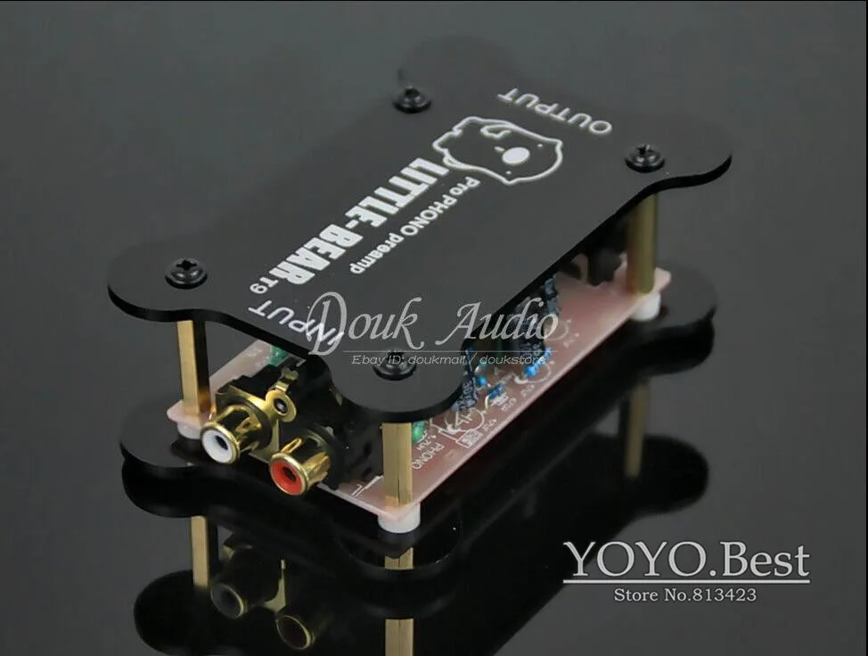 Douk аудио маленький медведь T9 стерео Phono предусилитель LP проигрыватель RIAA мм аудио Hifi мини предусилитель усилитель