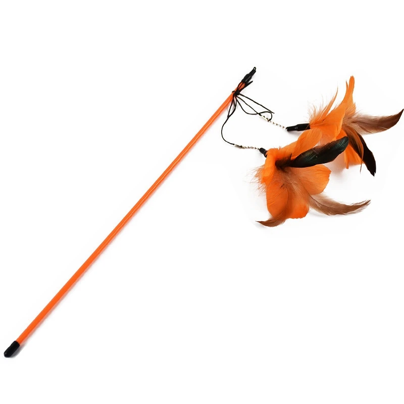 Палочки для кошек с турецким пером плюшевые палочки сменная голова перо игрушки