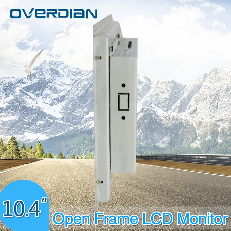 10/10. 4 &quotпромышленный ЖК монитор VGA/USB/HDMI интерфейс белый открытая рамка