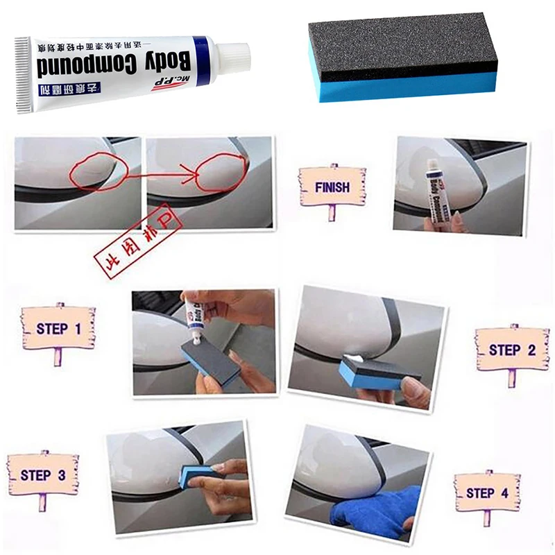 Аксессуары автомобильная краска для царапин шлифовальная паста полировка