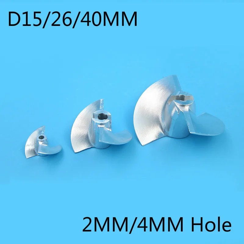 

1 шт. водяной струйный насос ЧПУ пропеллер алюминиевый D40mm D26mm D15mm пропеллер 2,0mm 4,0mm отверстие CW Props для RC Jet Boats запасные части