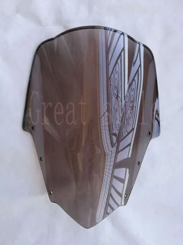 Для Yamaha FZ1 фазер FZ1S FZS1000S 2006-2011 2007 2008 2009 2010 велосипед Мотоцикл лобового стекла серебро - Цвет: Smoke