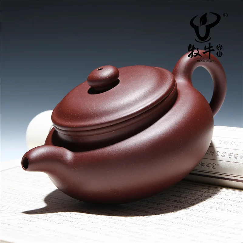 

The purple clay teapot wholesale antique 230 ml of a wall of famous chapter Zisha teapot can be customized LOGO