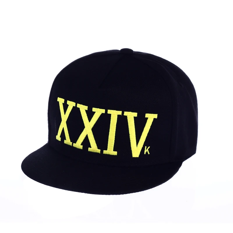 Папа Бруно Марс 24k Magic Gorras K-pop Bone Hat Бейсболка Регулируемая Хип-хоп Snapback солнцезащитная Кепка s для мужчин и женщин Регулируемая - Цвет: black and gold
