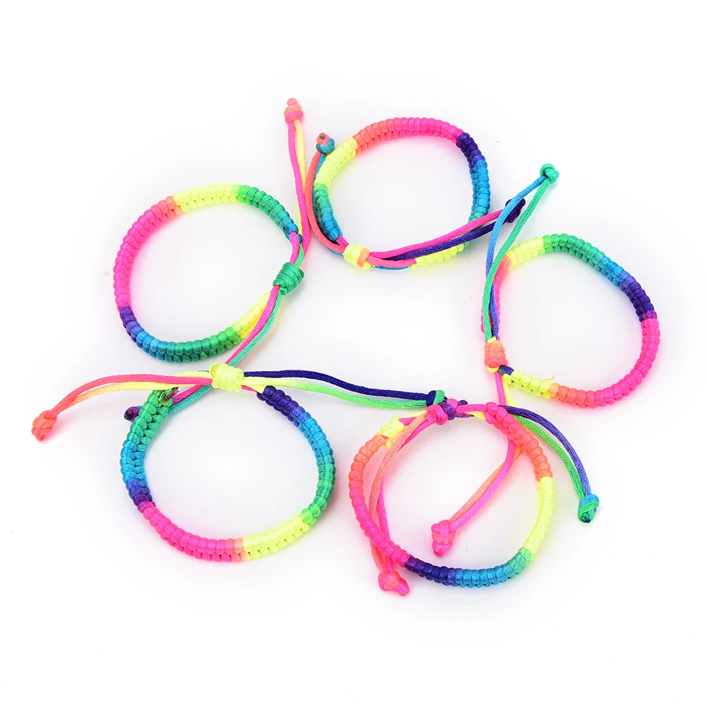 5 шт. классический красный браслет на удачу Китайская красная веревка