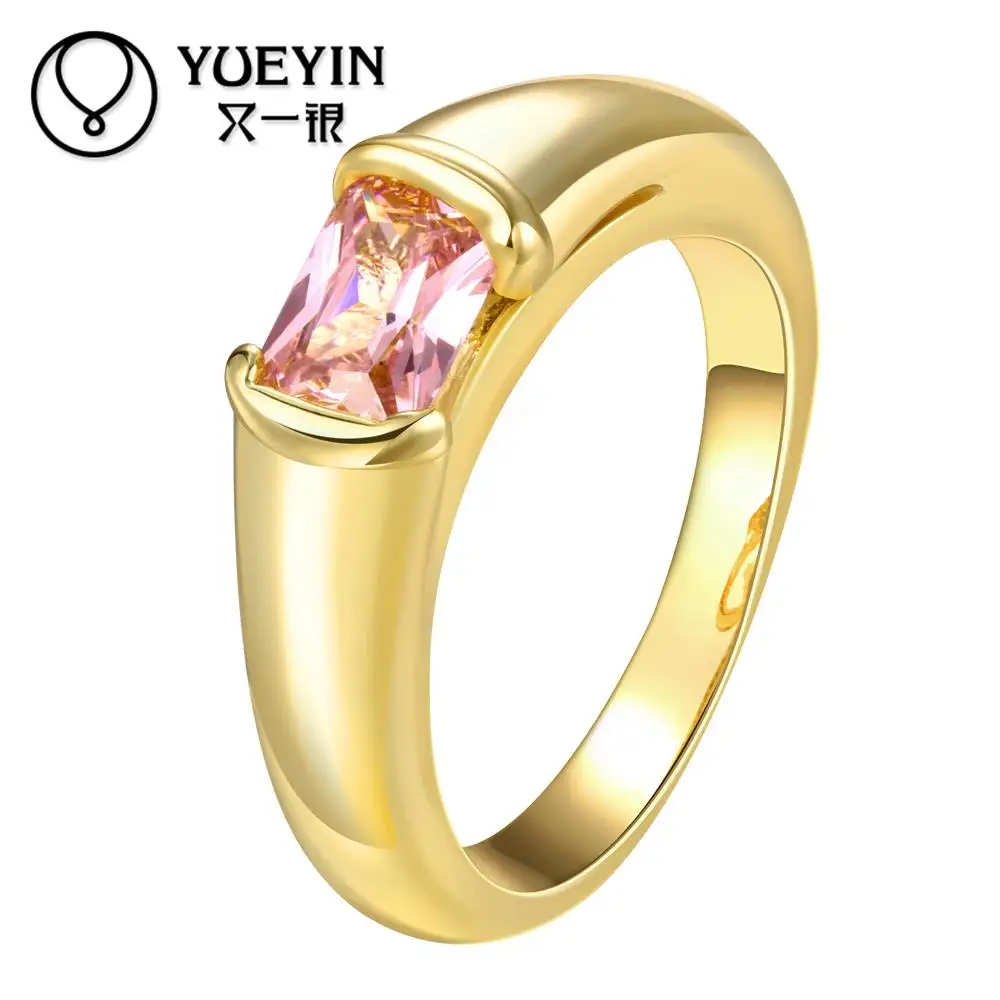 R184-B-8 Factory Price New Fashion Style Jewelry Nickle Free Antiallergic 18K Gold Plated zircon Ring | Украшения и аксессуары
