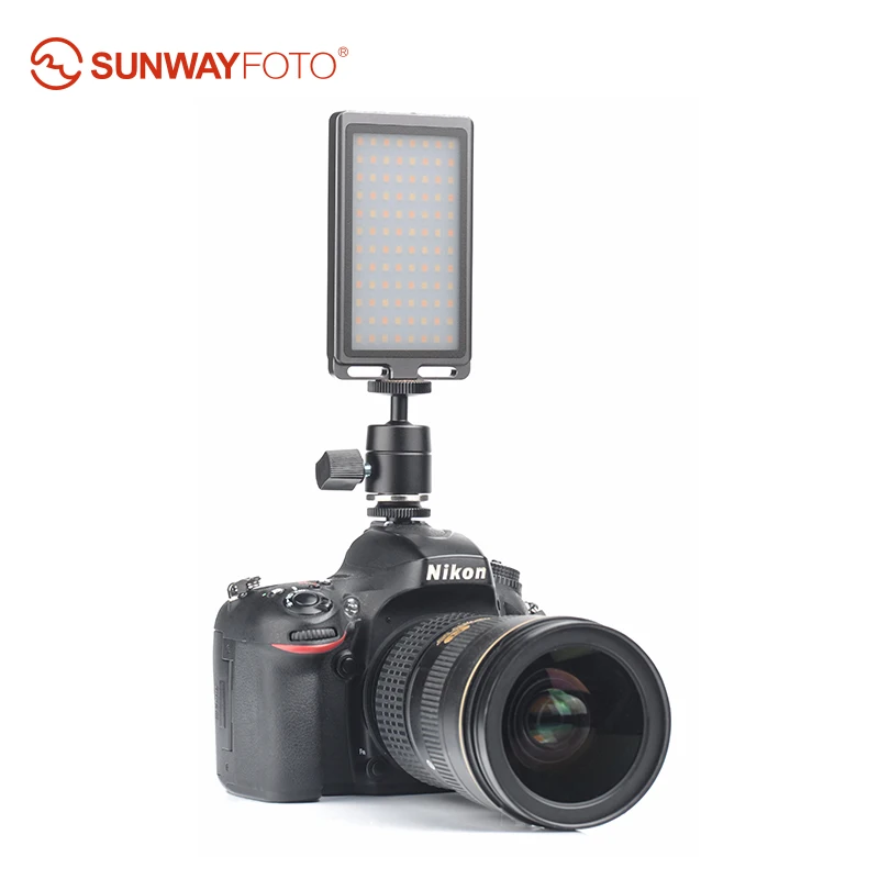 SUNWAYFOTO FL 96 перезаряжаемый светодиодный видео светильник Би Цвет фотографии ing для