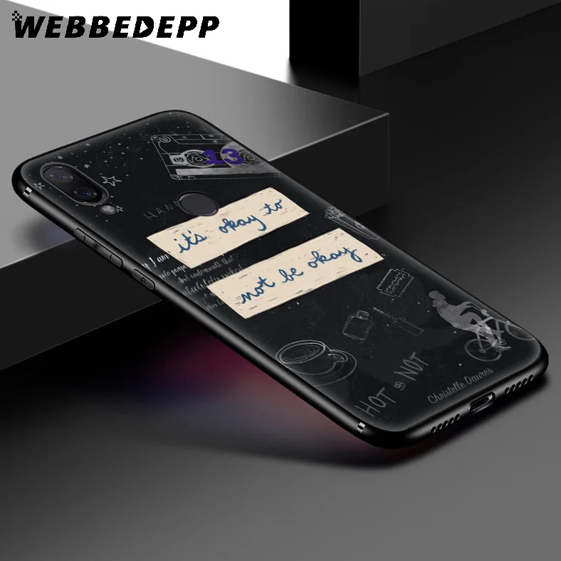 WEBBEDEPP тринадцать причин почему мягкий чехол для Xiaomi Redmi K20 7A 4A 4X 5 5A 6 6A S2 Note 8 4 7 Pro Plus
