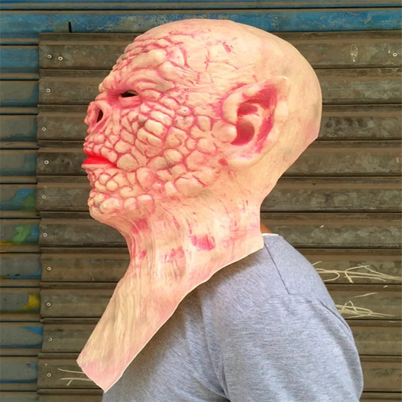 Новинка 2017 популярная таяющая Полнолицевая маска зомби кровавая немертвая