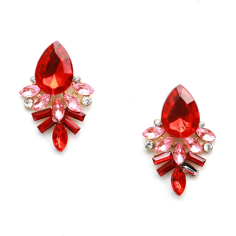 Женские серьги-гвоздики Mossovy циркониевые модные ювелирные изделия женские