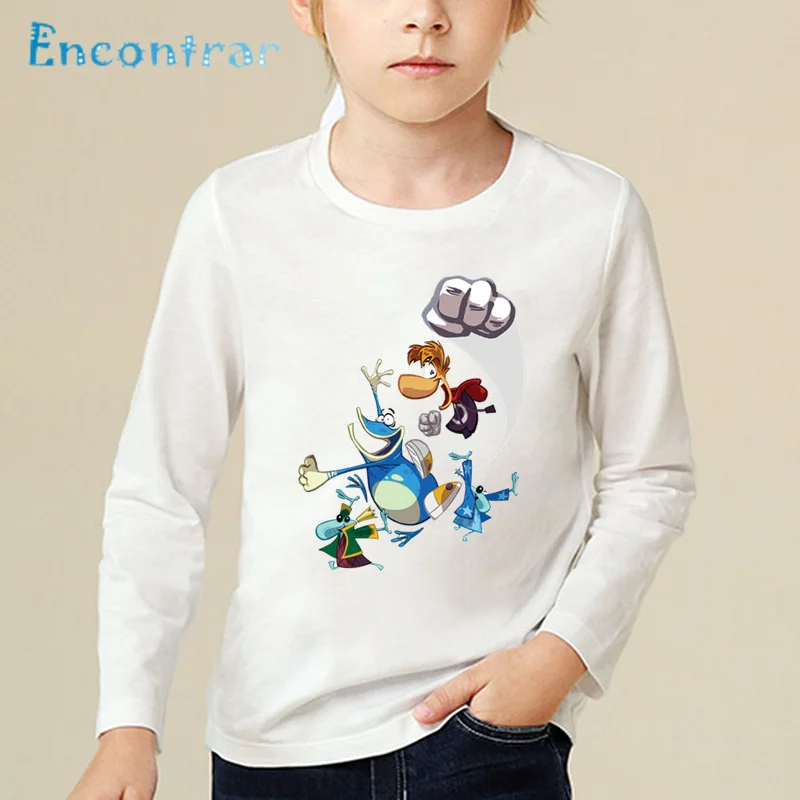 Для маленьких мальчиков Rayman Legends Приключения игры Футболка с принтом из