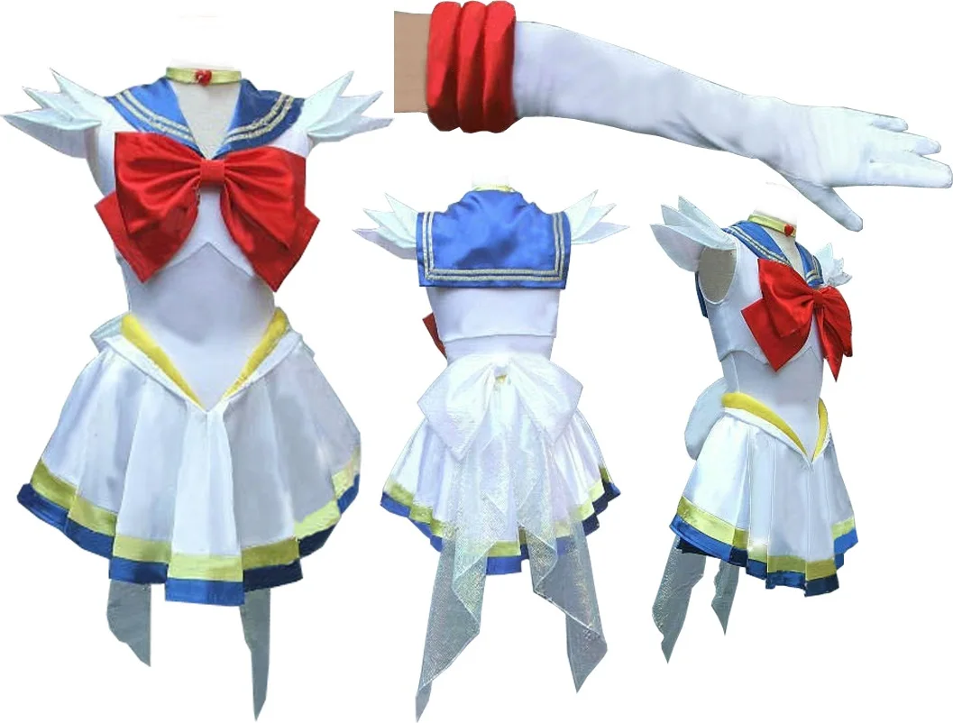 Sailor Moon Sailormoon Neptune Michel косплей костюм + перчатки тиара |