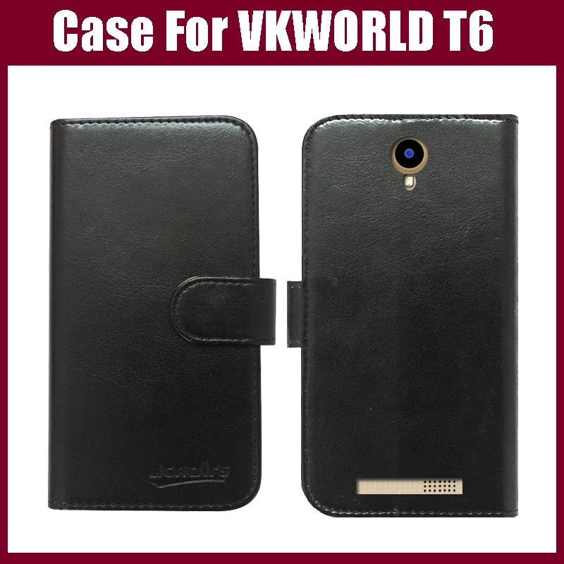 VKWORLD T6 чехол 6 видов цветов Высокое качество Флип кожаный защитный для дюймов