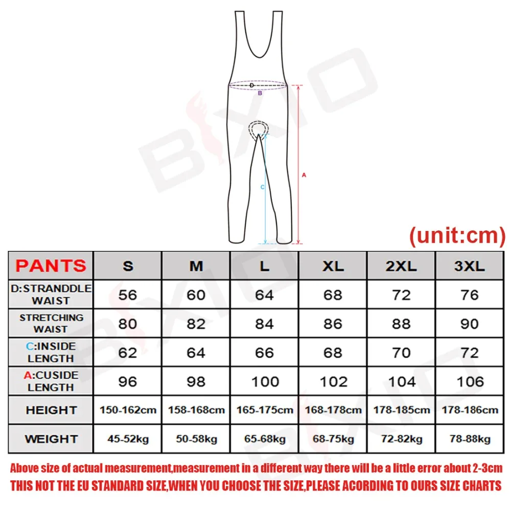 2017 Новый BXIO Лето Велоспорт Брюки Осень Велосипед Одежда комплект Велосипедов 3D