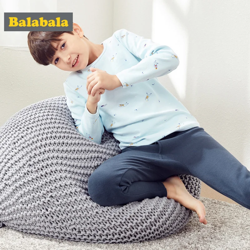 Balabala для маленьких мальчиков комплект из 2 предметов с принтом плотно хлопок и