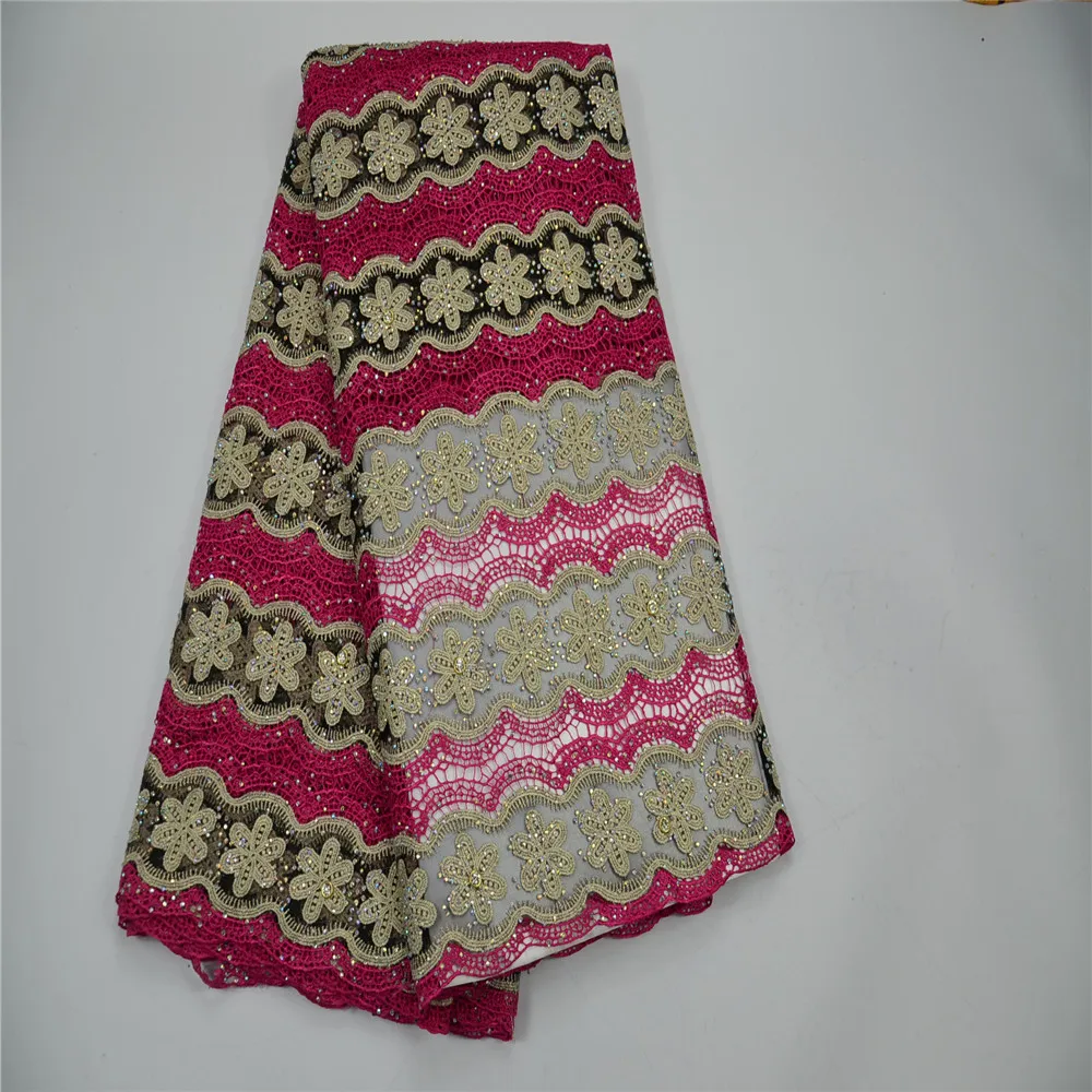 Высокого качества африканская шнур кружева/французский шнурок ткани/Последние