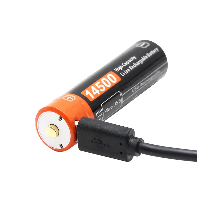 2 шт./лот doulepow DP-USB14500-750mAh 3.7Li-ion аккумуляторная батарея фактическая емкость USB DC-зарядка усовершенствованная Интеллектуальная батарея