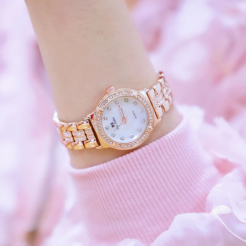 Женские кварцевые часы из нержавеющей стали с циферблатом|Женские наручные часы|