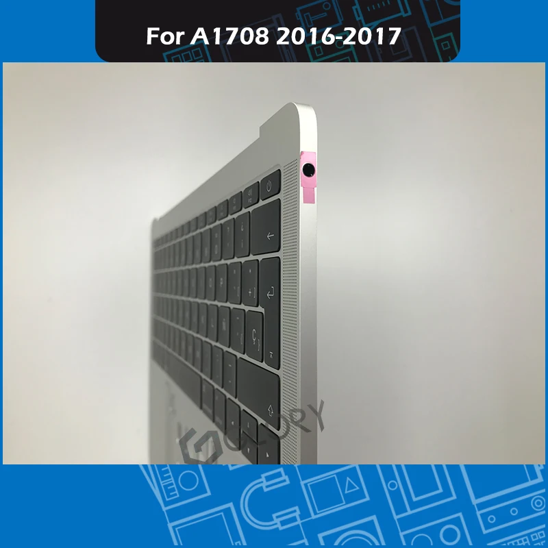 Ноутбук серебристый A1708 верхний корпус для MacBook Pro Retina 13 дюймов 2016 2017 Упор рук с