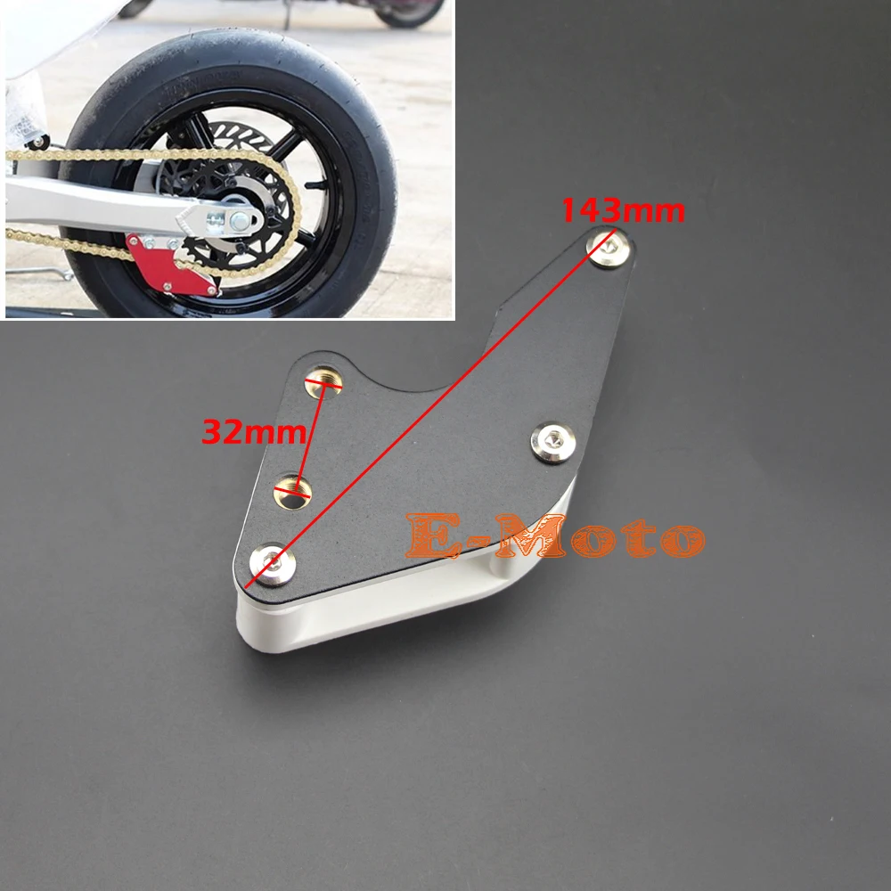 Черная Грязь велосипед ямы алюминиевая цепь Guard для IRBIS ABM KAYO BAJA KLX ATOMIK TTR CRF50 70