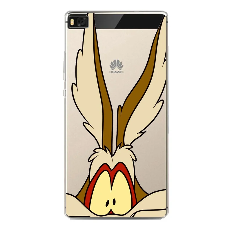 Мягкий прозрачный чехол из ТПУ с тигром для huawei P10plus P8 P9lite honor 3c 4c 6a 7 8 9 5c рисунком