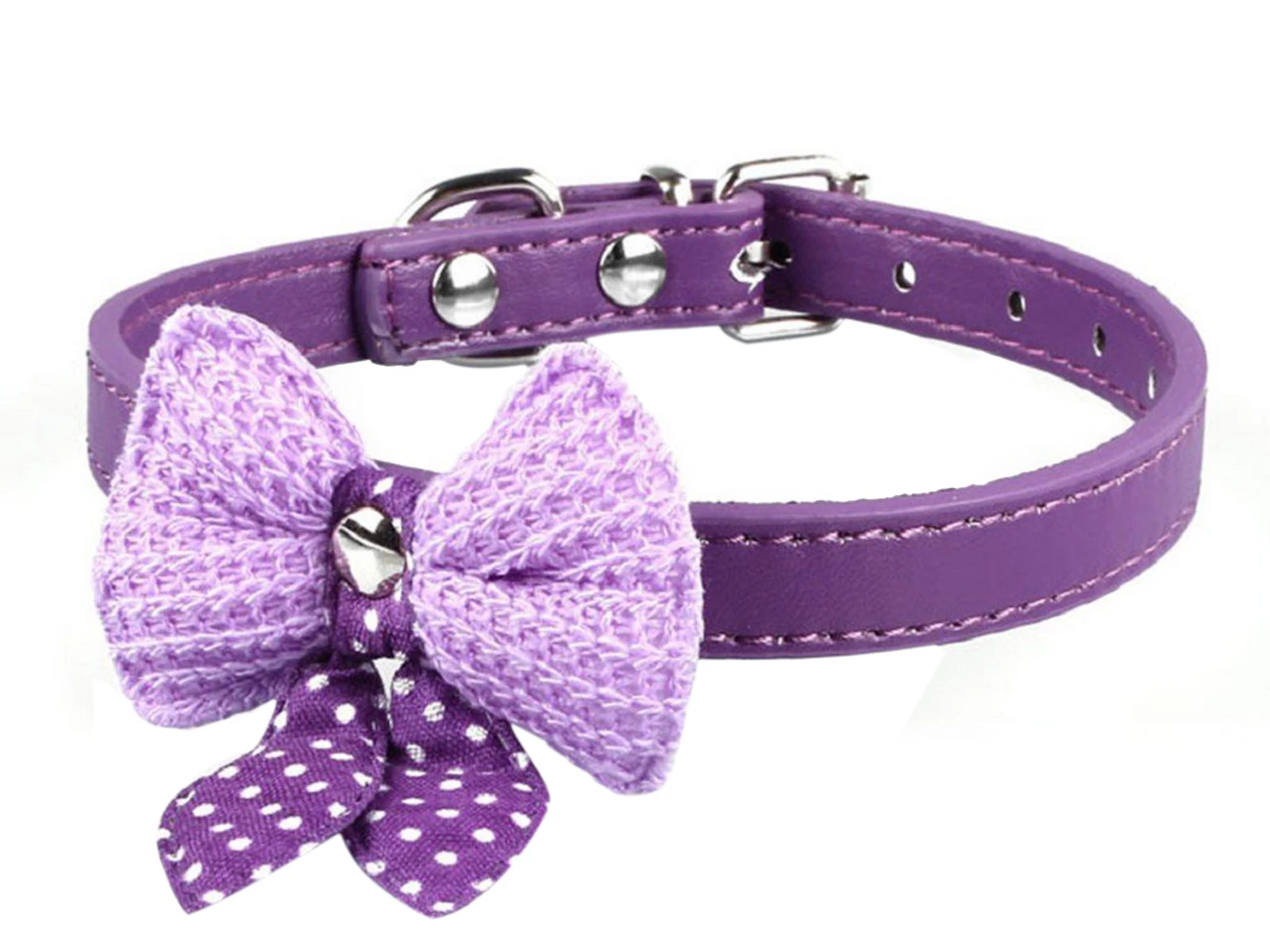 2016 свитер с бантом собака щенок регулируемые ошейники для домашних животных из