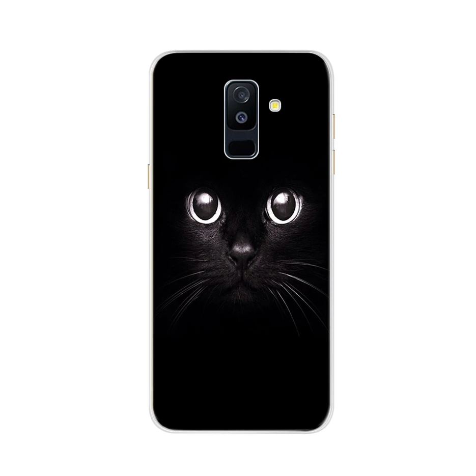 Флуоресцентный зеленый Чехол для телефона samsung Galaxy A6 Plus A605 A605F полная защита чехол для телефона s для samsung A 6 A6 Plus задняя крышка бампер - Цвет: Флуоресцентный зеленый