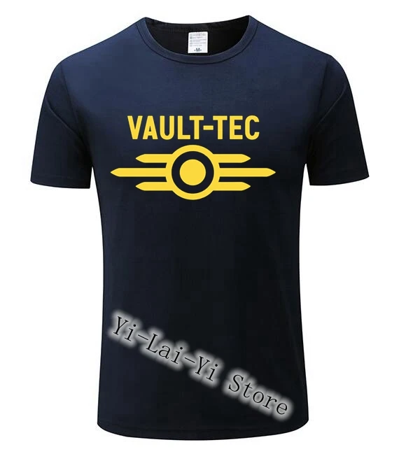 Летняя футболка с логотипом vedle Tec для игр и видеоигр Fallout 2 3 4 одежда Мужская vedle-Tec