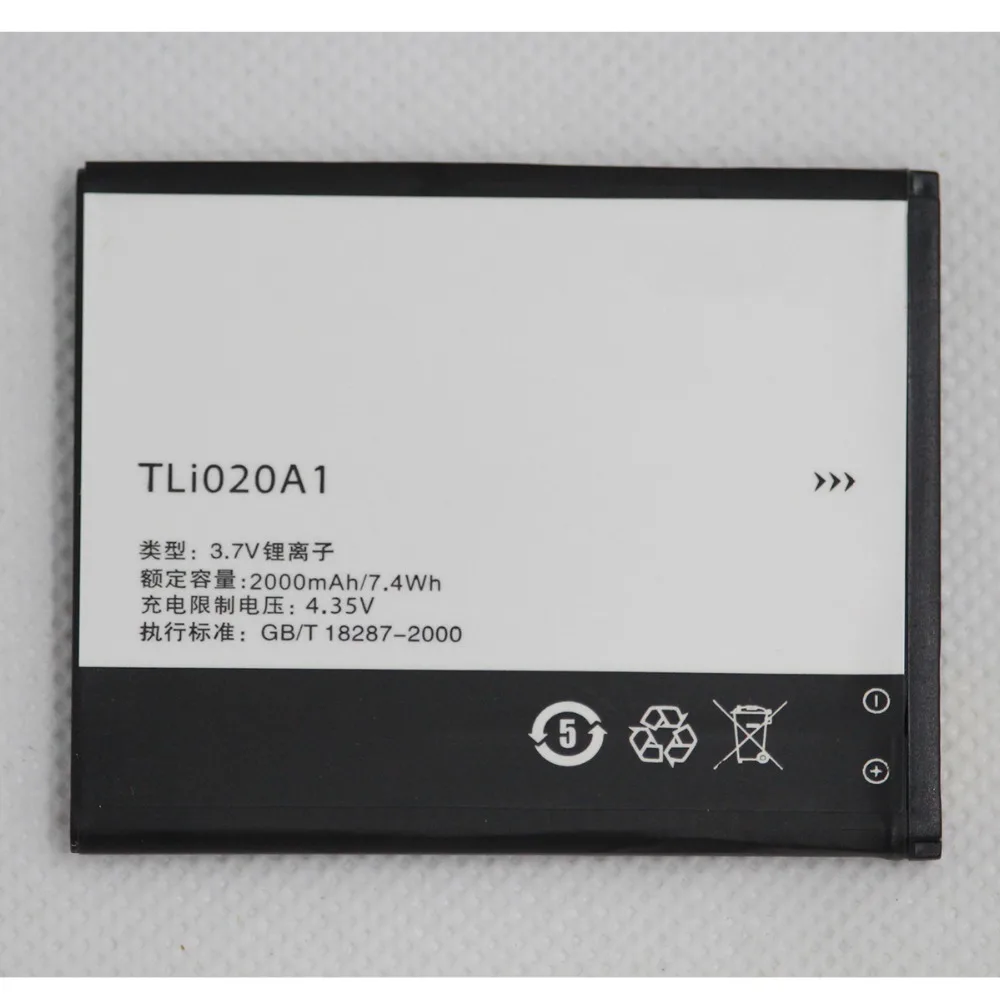 Новая 2000mah TLi020A1 батарея для Alcatel One Touch Pop 3 (5) 4G 5 Dual Sim OT 5065D 5065A 5065X 5065W 5065J 5065T телефонная батарея|Аккумуляторы