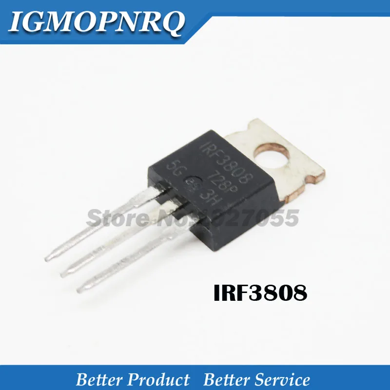 10 шт. IRF3808PBF TO 220 IRF3808 до 140 детской цветопередачи 75 в/а|Интегральные схемы| |