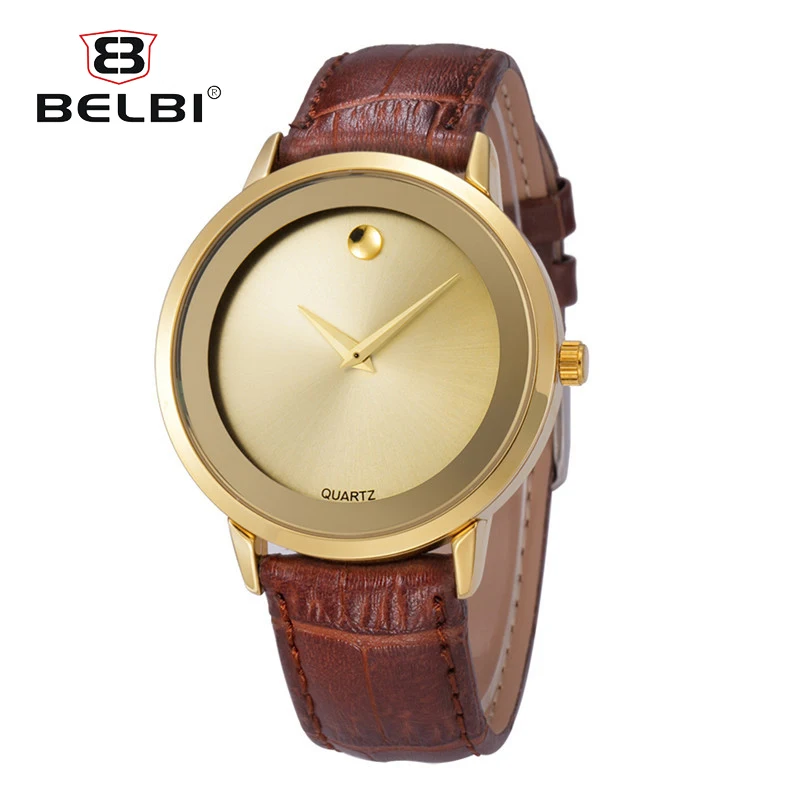 Простой belbi Для мужчин часы Relojes HOMBRE Бизнес Часы uartz Relogio masculino Наручные
