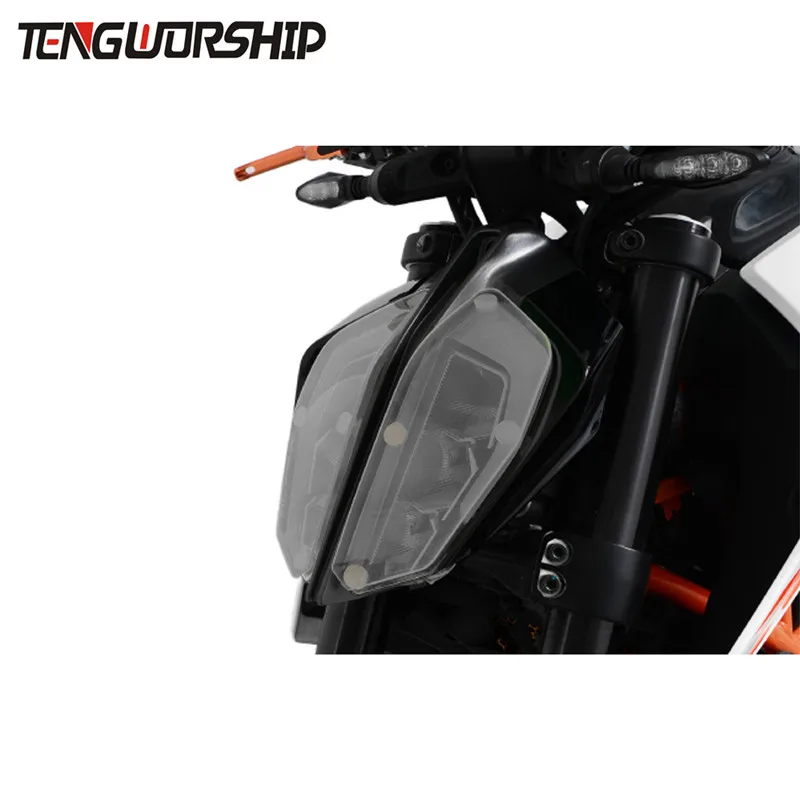 Teng поклонение для KTM 790 DUKE KTM 390 мотоцикл DUKE фара Защитная крышка Щит экран объектив