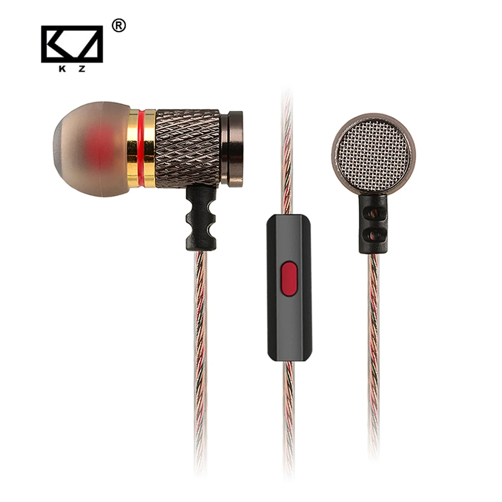 Плотным верхним ворсом KZ ED2 Special Edition наушники вкладыши Металл тяжелый бас